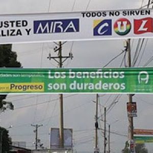 Pasacalles lona pvc