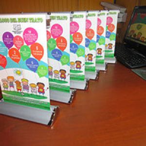 Pendón roller escritorio